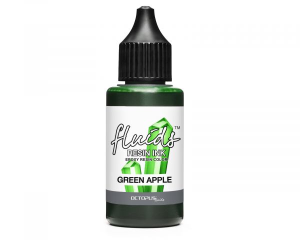 Octopus Fluids Resin Ink Green Apple Transparent Green