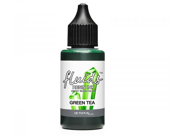Octopus Fluids Resin Ink GREEN TEA transparent green