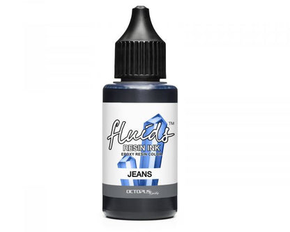Octopus Fluids Resin Ink JEANS transparent Blue