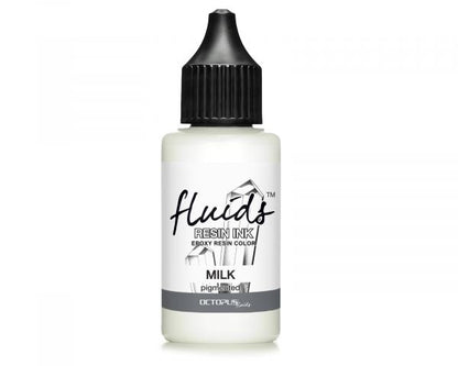 Octopus Fluids Resin Ink Alkoholbasierte Resin-Tinte Kollektion MILK Weiß