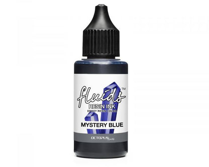 Octopus Fluids Alkoholbasierte Resin Ink Mystery Blue transparentes Blau