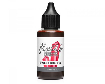 Octopus Fluids Resin Ink Sweet Cherry Transparent Red