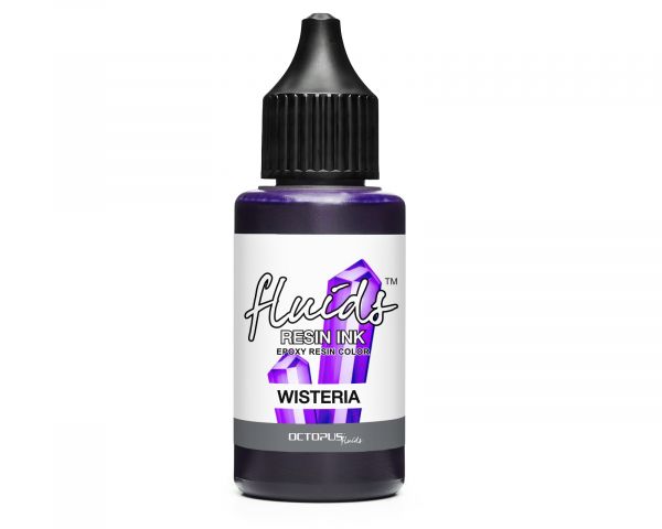 Octopus Fluids Resin Ink WISTERIA Alcohol Ink for Casting Resins Transparent Violet