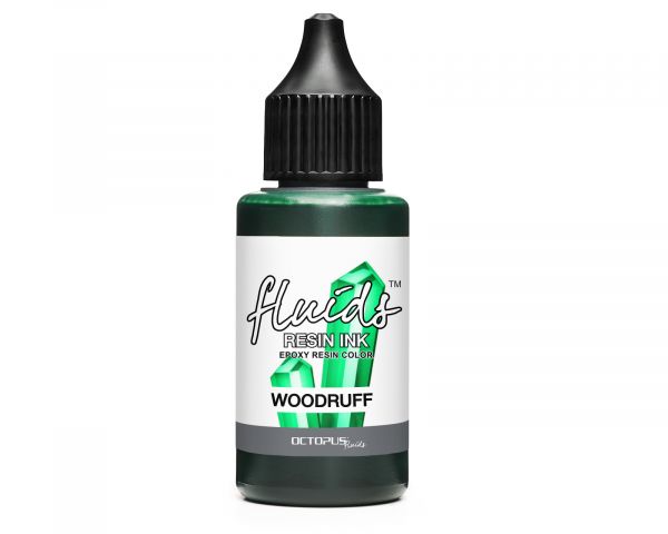 Octopus Fluids Resin-Specific Alcohol Ink WOODRUFF Transparent Green