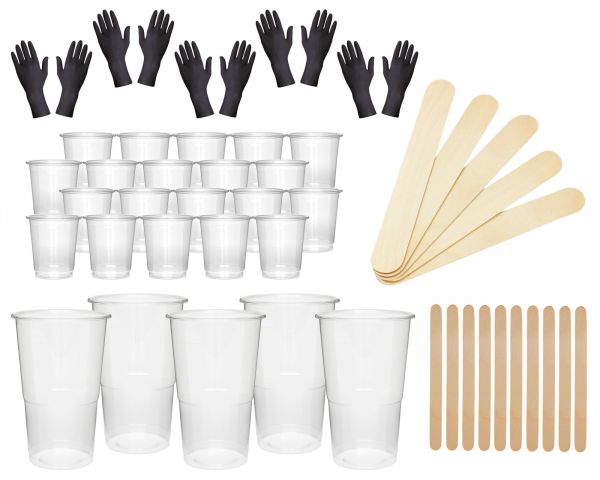 Octopus Office Resin Mixing Kit Accessories Epoxy Resin Mixing Cups Stirrer Gloves