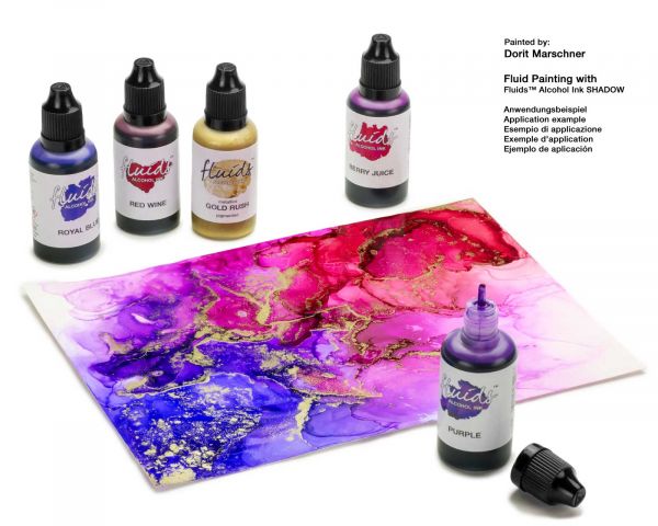 Octopus Fluids Alkoholtinte Octopus Fluids Alcohol Ink Gold Rush Metallic-Gold 100 ml