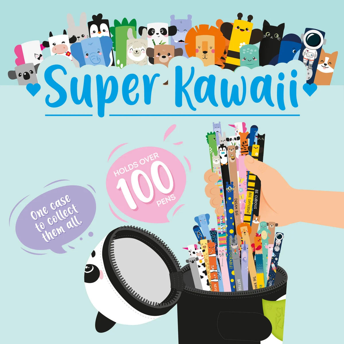 Legami Desk Pen Holder, Super Kawaii, Panda