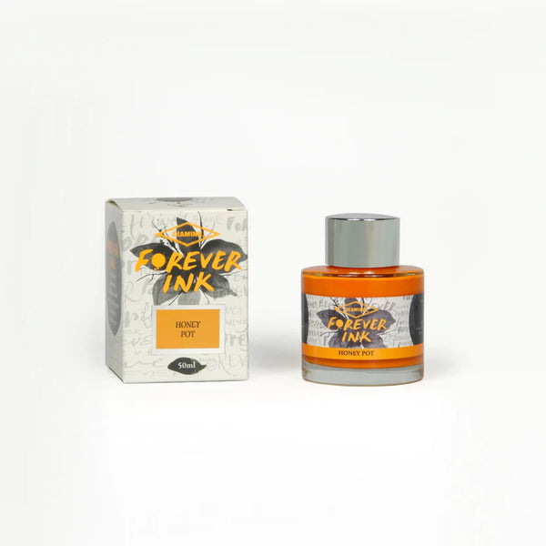 Diamine, Tintenglas Forever Ink, 50ml, Honey Pot