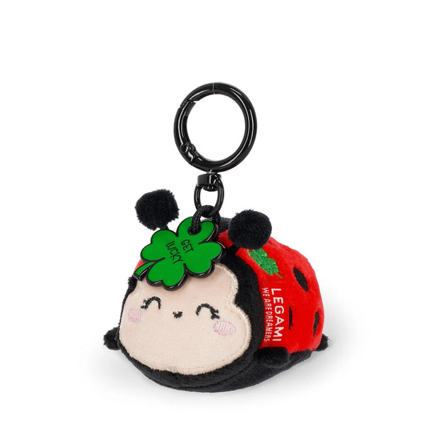 Legami Plüsch-Schlüsselanhänger - Tiny Super Soft!, Ladybug
