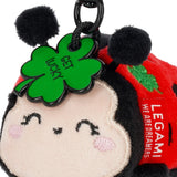 Legami Plüsch-Schlüsselanhänger - Tiny Super Soft!, Ladybug