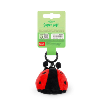 Legami Plüsch-Schlüsselanhänger - Tiny Super Soft!, Ladybug