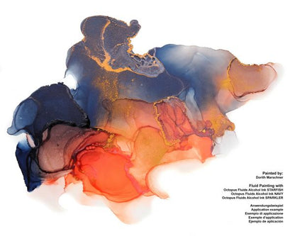 Octopus Fluids Alcohol Ink Metallic Coin Copper 100 ml
