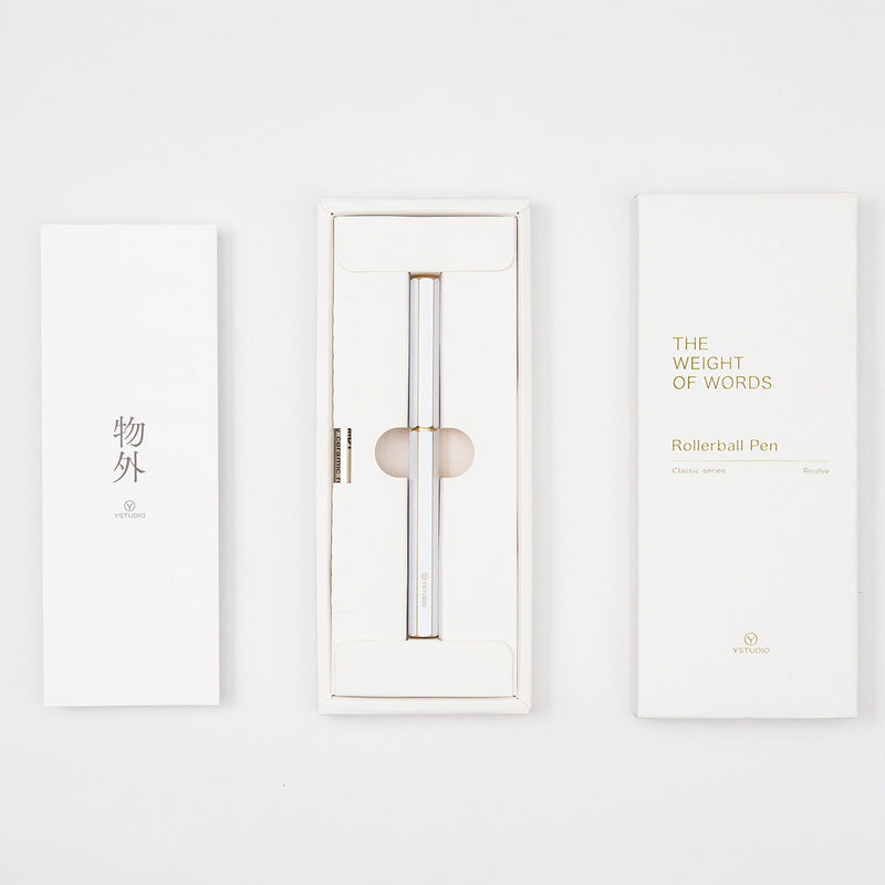 YSTUDIO Tintenroller, Classic Revolve, White