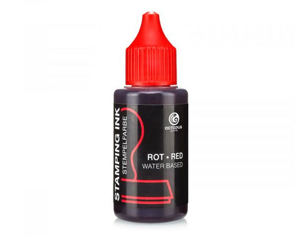 Octopus Fluids Ölfreie Stempelfarbe zum Nachtränken Rot 30 ml