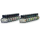 Octopus Tintenglas Schmuckglas 30 ml klar mit schwarzem Schraubverschluss