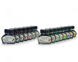 Octopus Tintenglas Schmuckglas 30 ml klar mit schwarzem Schraubverschluss