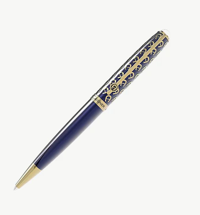 Aigner, Monogram Ballpoint Pen, Cosmic Blue
