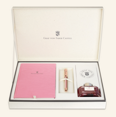 Graf von Faber-Castell, Füller Guilloche, 18K Feder, Rose Blush, Geschenkbox