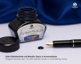 Octopus Fluids Füllhaltertinte Sheen Ink Sea Serpent Blau mit Metallic-Sheen