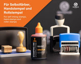 Octopus Fluids Solvent Stempelfarbe orange lasierend