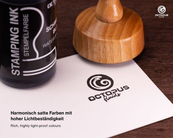 Octopus Fluids Stamp Ink Black 30 ml