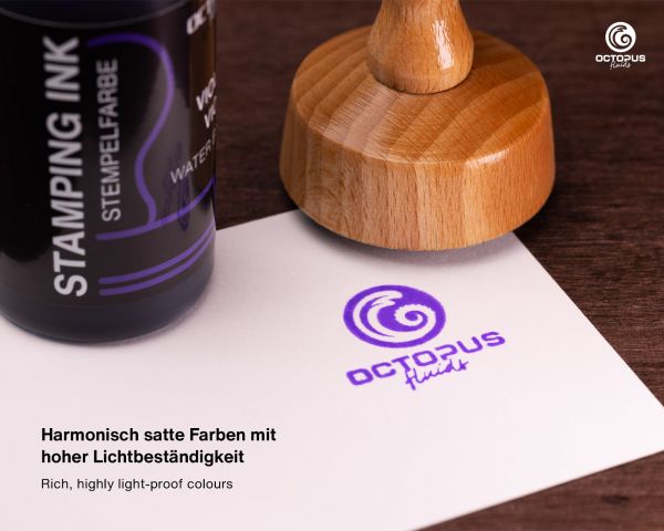 Octopus Fluids Oil-Free Stamp Pad Ink Violet 30 ml