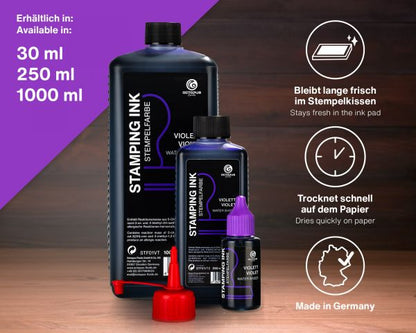 Octopus Fluids Oil-Free Stamp Pad Ink Violet 30 ml