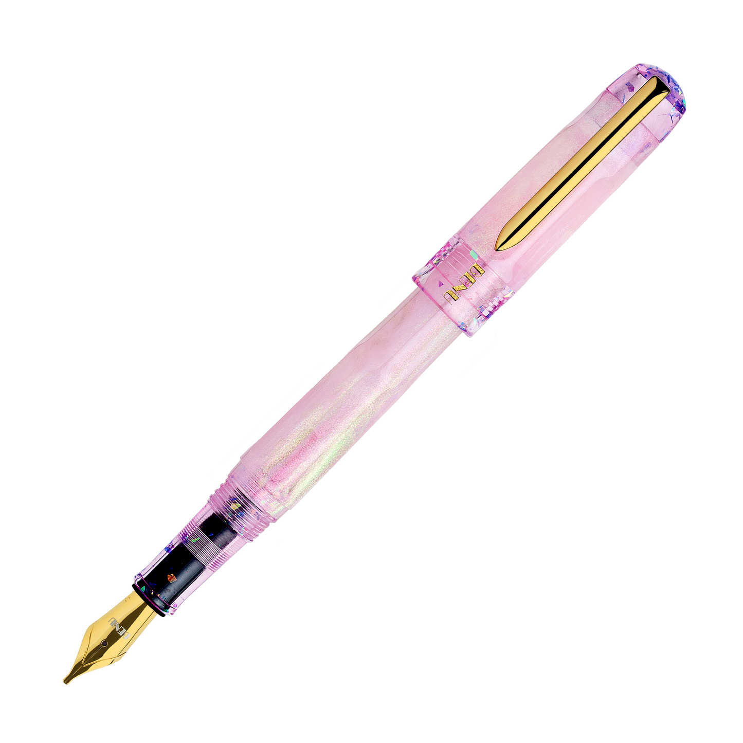 BENU Talisman fountain pen, Pink Opal