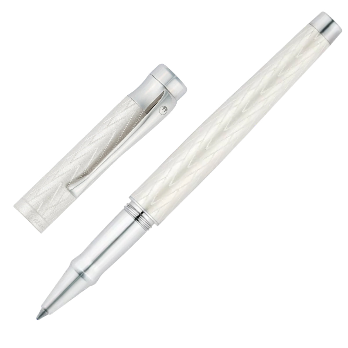 Waldmann Rollerball Pen Aura Day, silver, matte-silver