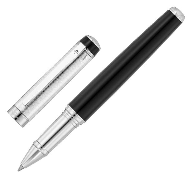 Waldmann, Tintenroller Grandeur, Silhouette, guillochiert, schwarz