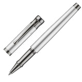 Waldmann, Tintenroller Tango, Pyramid, ruthenium-plattiert, silber