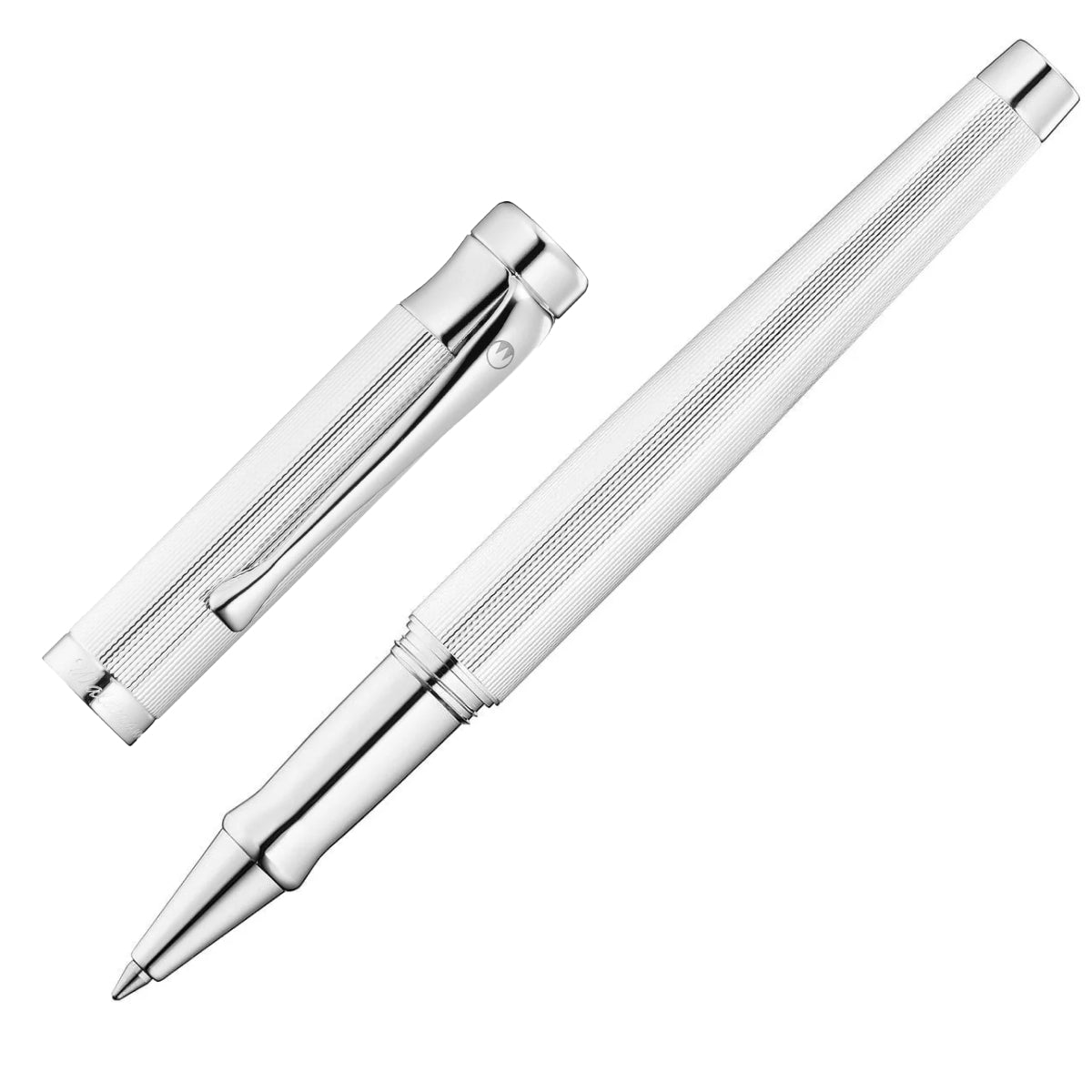Waldmann, Tintenroller Tango, feines Korn, silber