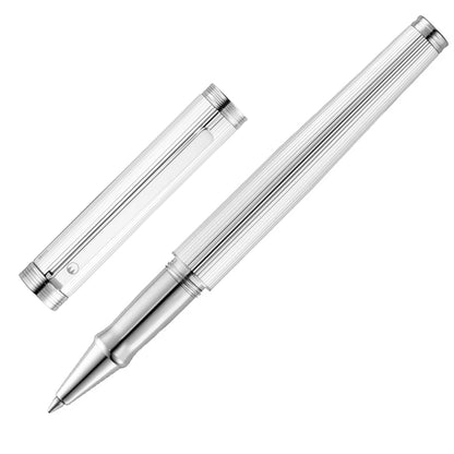 Waldmann, Tintenroller Tapio, Nadelstreifen, silber