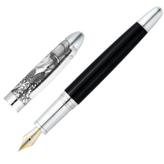 Waldmann Füller Legacy One Silber, 18Kt, schwarz
