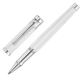 Waldmann, Tintenroller Liberty, Nadelstreifen, guillochiert, silber