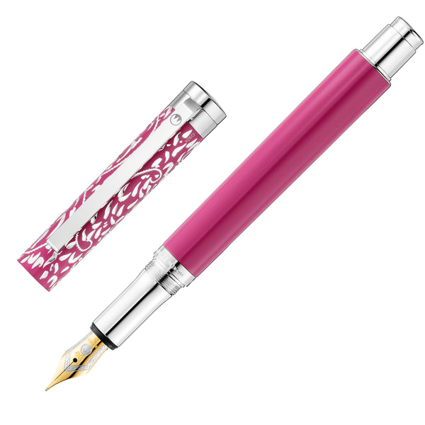 Waldmann, Füller Xetra Vienna Special Ed. Handgravur, 18K Feder, pink