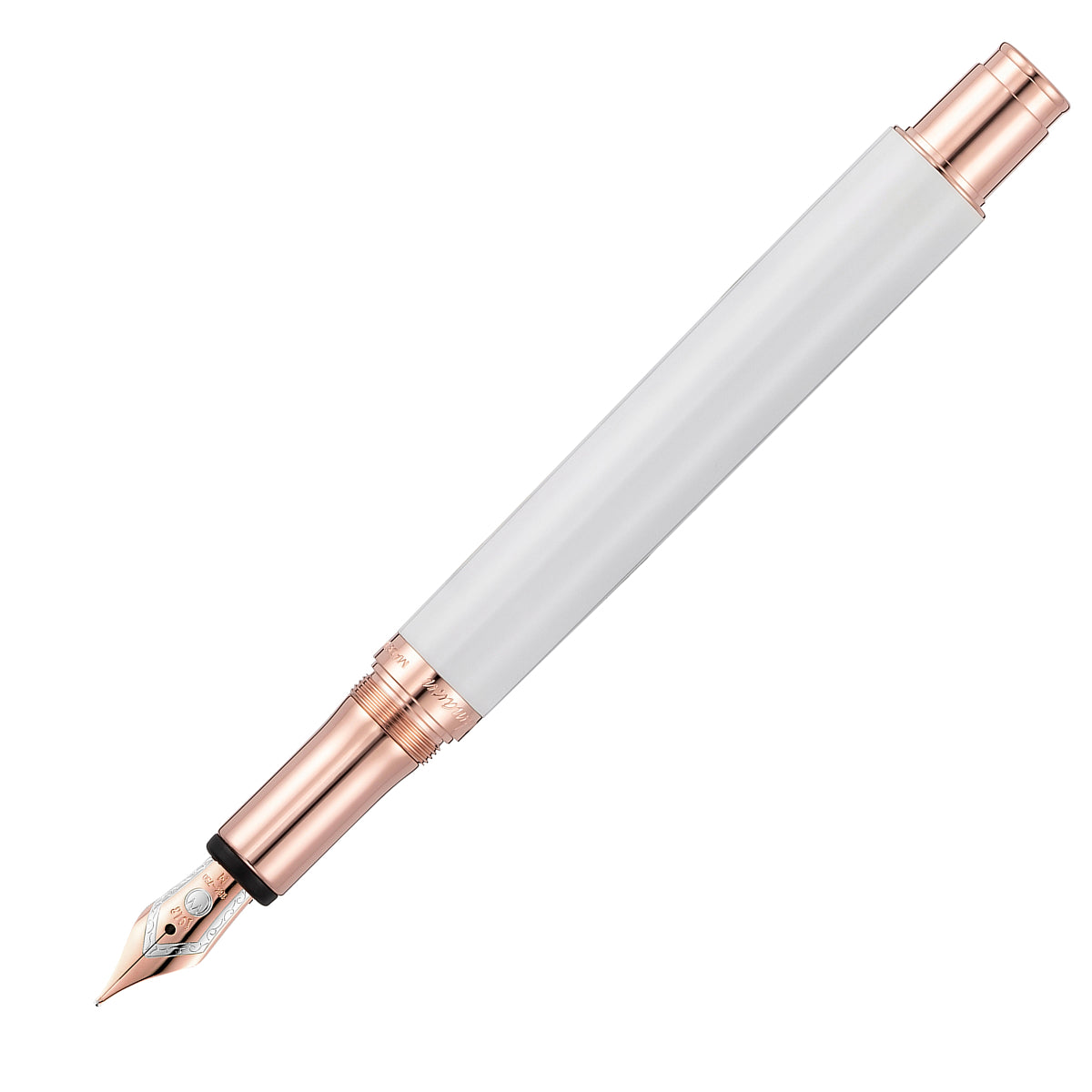 Waldmann, Füller Xetra Vienna Lady, Rosegold, 18K Feder, weiß
