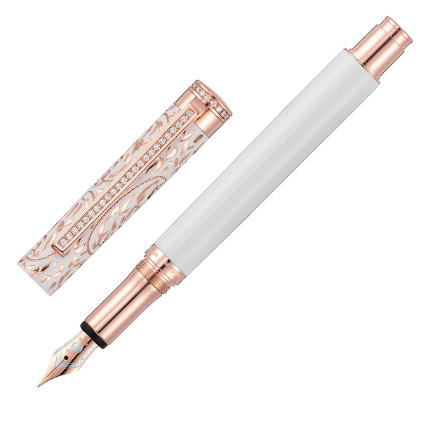 Waldmann, Füller Xetra Vienna Diamond Lady18K Feder, weiß