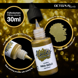 Octopus Fluids Alkoholtinte Alcohol Ink INKA GOLD metallic Gold
