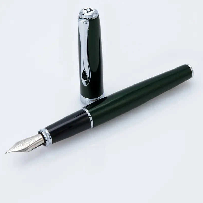 Diplomat, fountain pen Excellence A2, chrome, Evergreen
