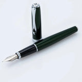 Diplomat, fountain pen Excellence A2, chrome, Evergreen
