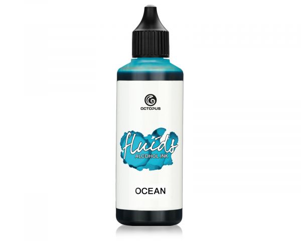 Octopus Fluids Alcohol Ink Blue Ocean 100 ml
