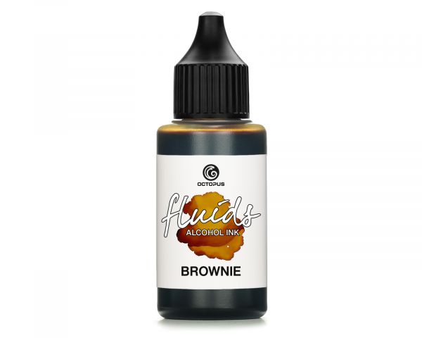 Octopus Fluids Alcohol Ink Basic Brownie Brown 30 ml