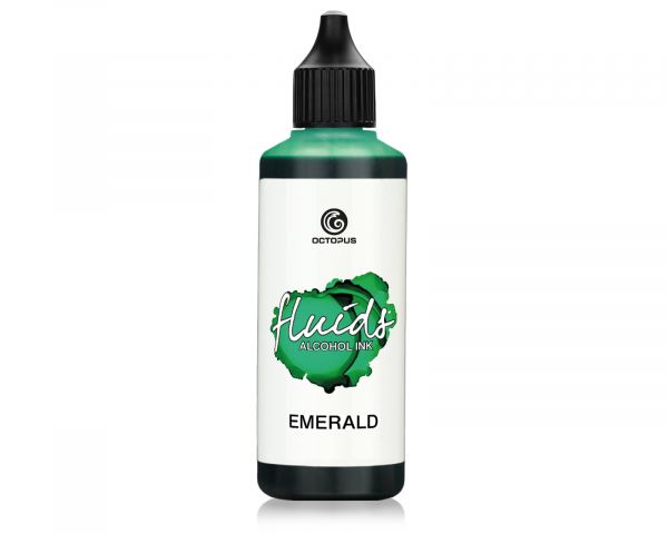 Octopus Fluids Alkoholtinte für Fluid Art & Resin Basic Emerald 100 ml