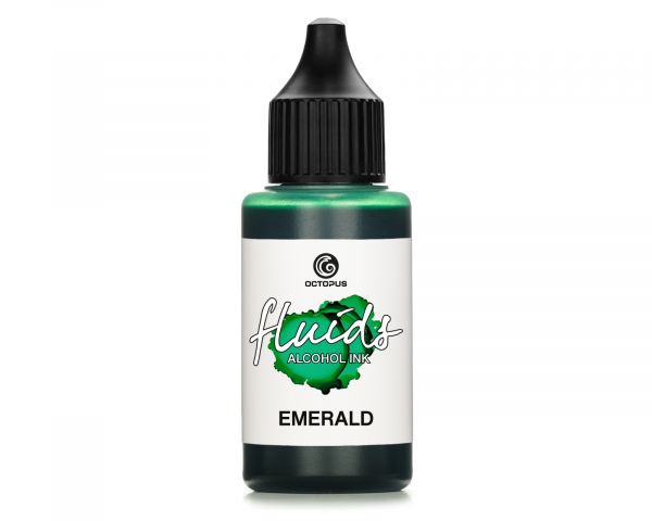 Octopus Fluids Alcohol Ink Alcohol Ink Alcohol Inks Basic Emerald dunkelgrün