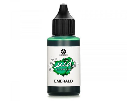 Octopus Fluids Alcohol Ink Alcohol Ink Alcohol Inks Basic Emerald dunkelgrün