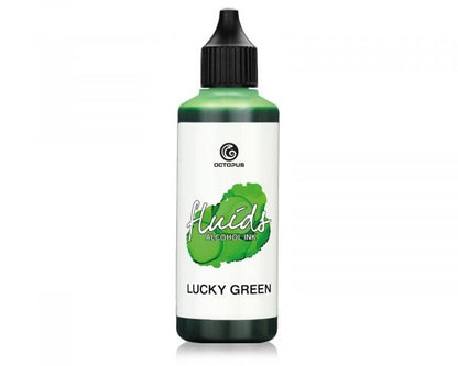 Octopus Fluids Alcohol Ink Basic Lucky Green, 100 ml