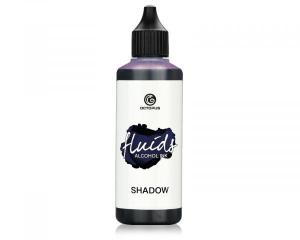 Octopus Fluids Alcohol Inks (Basic) Shadow – grey-blue, 100 ml