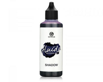 Octopus Fluids Alcohol Inks (Basic) Shadow – grey-blue, 100 ml