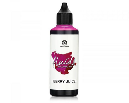 Octopus Fluids Alcohol Ink Alcohol Ink für Fluid Painting, Resin-Art und Mixed Media Violett BERRY JUICE 100 ml